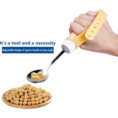 Special Tableware for Elderly Disabled People Stroke Hemiplegia Anti-shake Spoon Fork Cutlery Set Rehabilitation Exercises