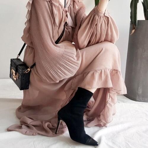 Ladies Nude Boots 6CM/8CM All-match Black/brown Leather Short Boots Female Pointed Stiletto High Heels