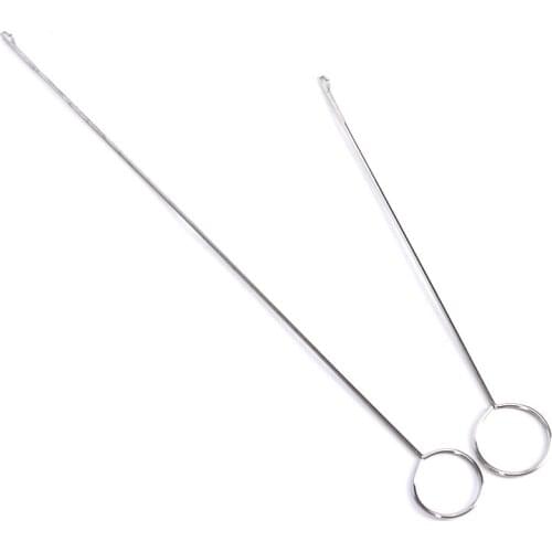 1PC/2pcs Stainless Steel Sewing Loop Turner Hook For Turning Fabric Tubes Straps Belts Strips For Handmade DIY Sewing Tools