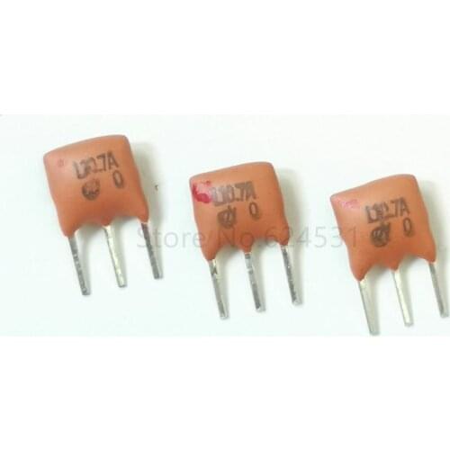 10pcs Ceramic crystal oscillator 10.700MHZ 10.7M ZTT10.7M LF10.7M Inline 3 feet