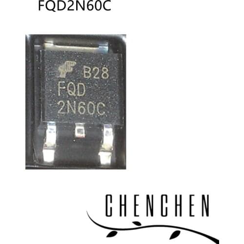 10pcs/lot 2N60C FQD2N60C TO-252 SOT-252 100% New Original