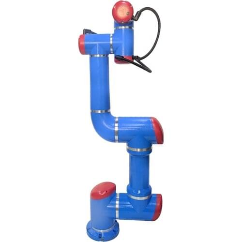 6 axis industrial welding robot arm with workstation