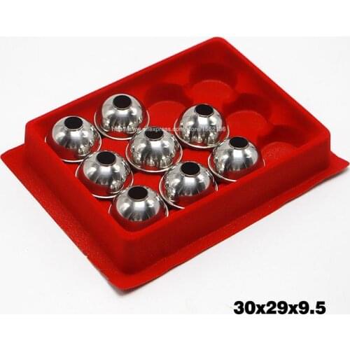 9pcs/lot 30*29*9.5mm Magnetic Stainless Steel Float Ball for Water Level Float Switch