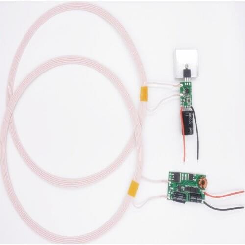 Taidacent 200mm Long Distance Wireless Power Supply Module Long Distance Wireless Charging Module 36V 48V Input 5V 3.5A Output