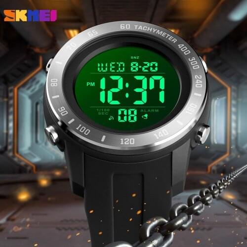 SKMEI Electronic Digital Watch Sport Chrono Countdown Male Clock Waterproof Luminous LED Light Wristwatches Relogio Masculino