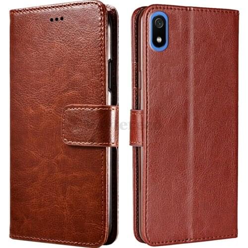 Case For Xiaomi Redmi 7A Cover Soft Silicone Magnetic PU leather Flip Case For Coque Xiomi Redmi 7A Phone Case with Card Holder