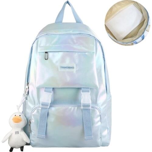 Colorful School Girl Backpack Nylon Waterproof Womens Bags Large Capacity Laptop Bag Fashion Backpacks for Teenagers M126