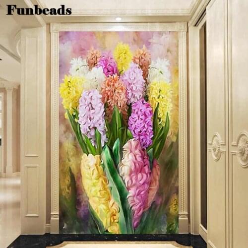 DIY Picture Of Rhinestone Lavender bouquet Diamond Embroidery beautiful flower Diamond Painting Full Square Mosaic large FF406