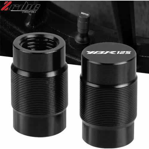 For YAMAHA YBR 125 YBR125 2007-2012 2011 2010 2009 Motorcycle Aluminum Accessorie Wheel Tire Valve Stem Caps CNC Airtight Covers
