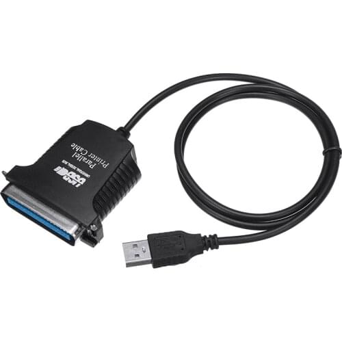 Female Parallel Port Cable Adapter D-Sub Dsub DB25 36pin USB Port Adapter Cable Converter IEEE 1284 Printer Cord Data Converter