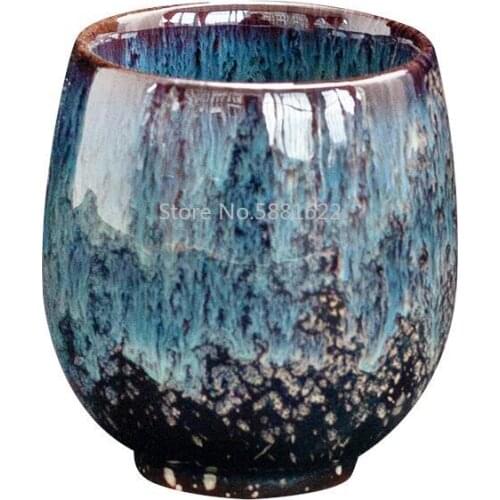 Big Size Ceramic Tea Cup Kiln Change Porcelain Mug TeaCup Home Kungfu Tea Bowl