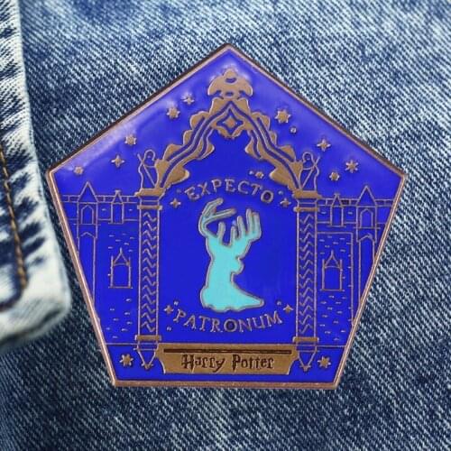 Beautiful Defense Spell Cartoon Brooch Metal Enamel Lapel Badge Collect Denim Jacket Backpack Pin Given Friends And Fans Gifts