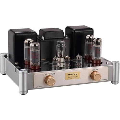 Tube amplifier MT-34 , EL34 push-pull tube rectifier Power amplifier two wiring switch, 30Hz–45KHz, signal to noise ratio: 88dB