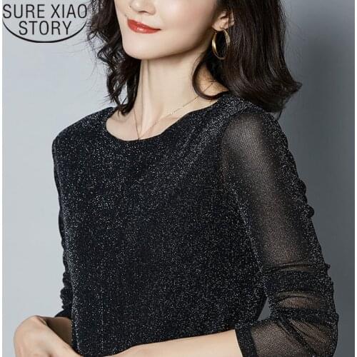 Fashion women shirts 2021 black shirts long sleeve shirts ladies tops harajuku office lady solid plus size women tops 3720 50