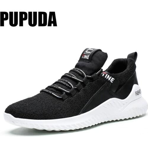 PUPUDA New Mens Casual Shoes High Quality Fashion Comfortable Men Sneakers Lac-up Male Footwears