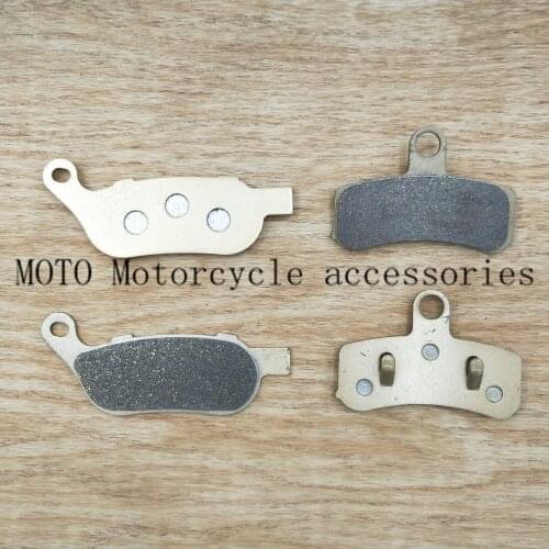 Motorcycle Front Rear Brake Pads For Harley 1584 FXSTI FLSTF Fat Boy Special FXDB Bob 2008-2016 FXS Blackline 2011-2012-2013