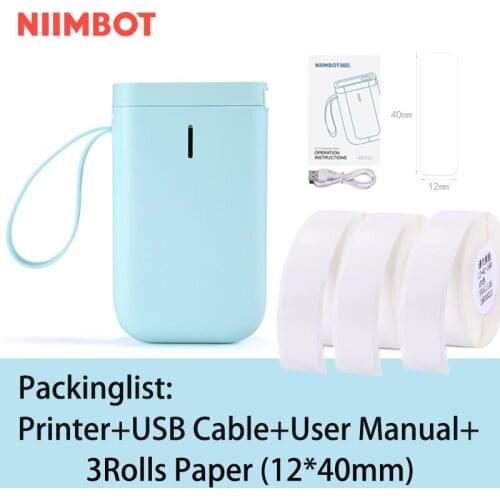 【Free shipping】NIIMBOT D11label maker portable mini thermal label printer bluetooth machine cabel label printer