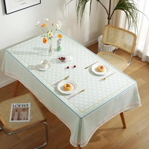 Cotton and Linen Rectangular Tablecloth Cover Cloth Fabric Table Cover for Home Decoration Banquet Hotel Table Dining Cloth