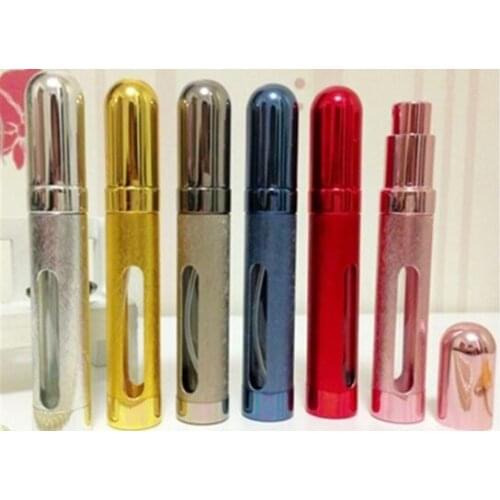 300 pcs 6 Colors Perfume Atomizer Spray Bottles Empty Bottles empty cosmetic containers 12ml JK17