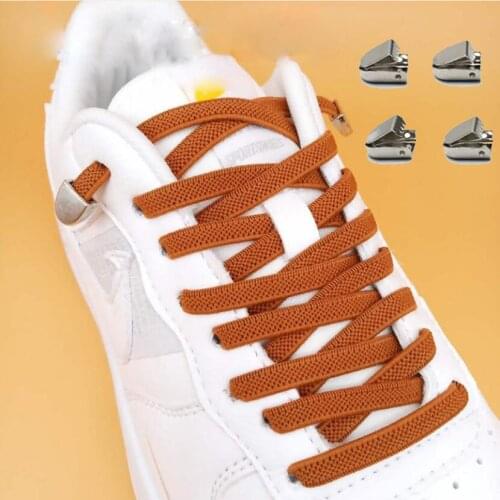 1Pair No Tie Shoelaces Round Elastic Shoe Laces For Kids And Adult Sneakers Shoelace Quick Lazy Laces 9 Color