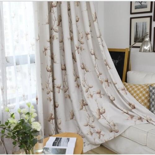 Modern Nordic Minimalist Curtains for Living Dining Room Bedroom Custom Mediterranean Shade Curtains