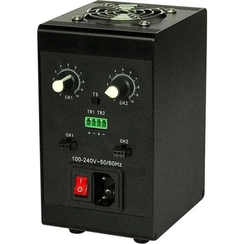 LED dimming heat dissipation without frequency flash machine Vision Light Source Standard Simulation 2 Channel Controller