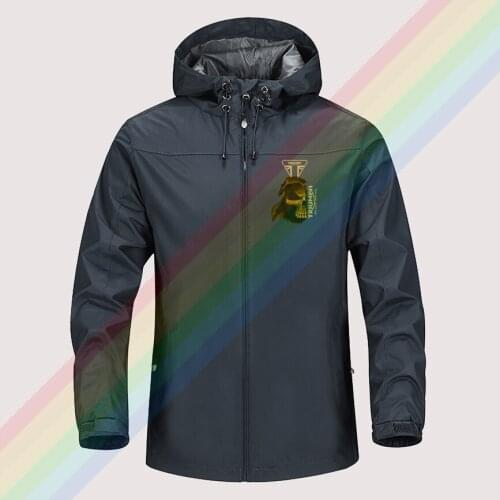 Triumph Motorcycles Scrambler Thunderbird 900 autumn winter sailing hiking Outdoor Hooded Windproof Jacket Men Asian size