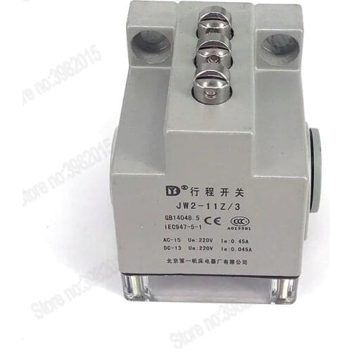 WEDM Parts Monentary 3 Parallel Roller Plunger Limit Switch 3 NO 3NC JW2-11Z/3 for CNC Wire Cutting EDM Machine