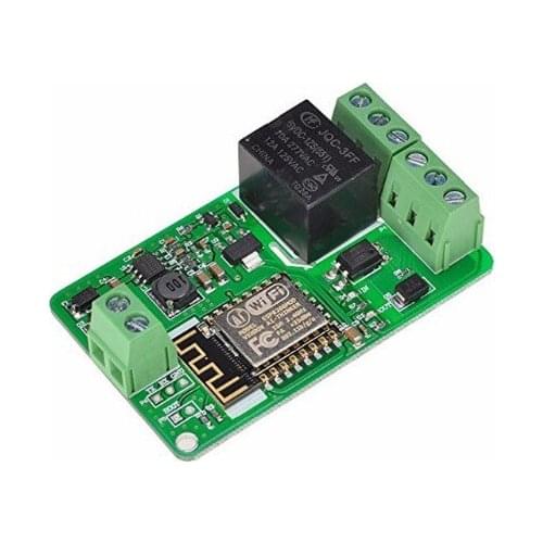 Green ESP8266 ESP-12F Relay Module 10A 220V Network Relay WIFI Module Input DC 4 Layers Board TVS Input Automatic Protection