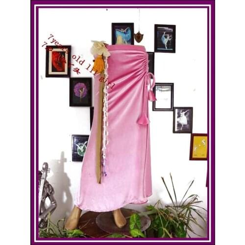 Bellydance Costume Tribal Fusion velvet skirt with Open Slit SRA28