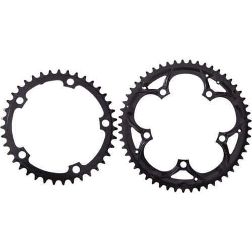 130mm Mountain Road Bike BCD Tooth Disc Crankset Chainring Cycling Parts 39T 53T Chain Ring Chainring tooth for Folding bike