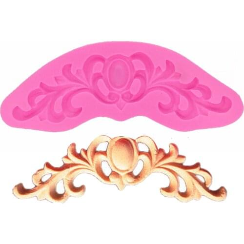 3D Gem vine Lace Cake fondant molds chocolate mold, Silicone Cake Cupcakes Mould for Fondant, Sugar cake Decoration Tools T1221