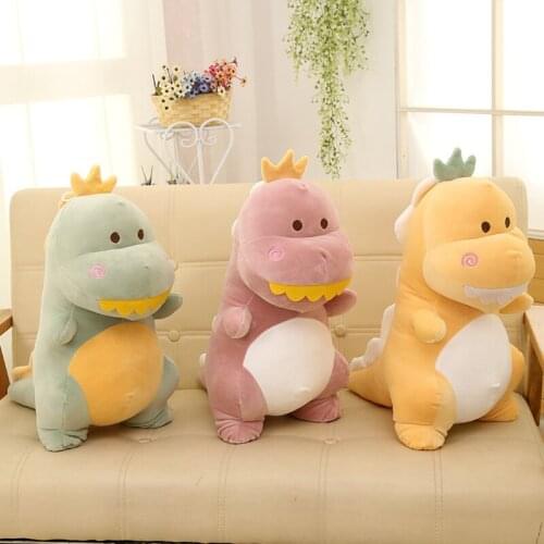 40/50/60cm Cute Dinosaur Stuffed Plush Toy Children Doll for Kids Birthday Gifts