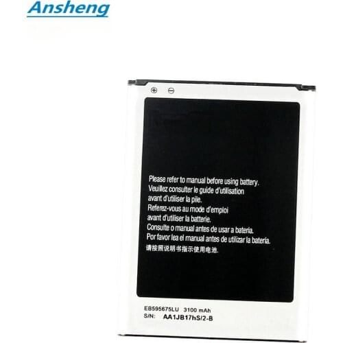 Ansheng 3100mAh EB595675LU Battery For Samsung Galaxy Note2 Note 2 N7100 N7102 N719 N7108 N7108D Cellphone