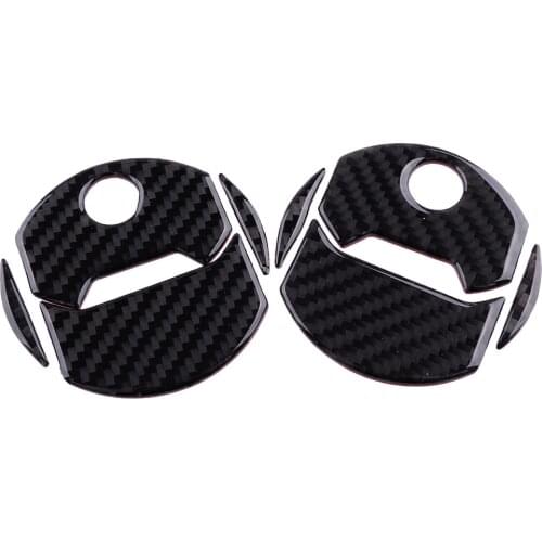 1 Set Car Carbon Fiber Black Air Conditioning Outlet Vent Sticker Trim Fit for Chevrolet Camaro 2010 2011 2012 2013 2014 2015