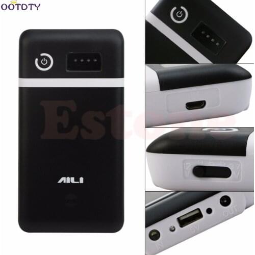 Mobile Power Bank Box USB 3.6V 5V 6V 9V 12V 6 x 18650 Battery Charger Adapter