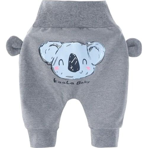 Baby Boy Trousers Kids Pure Cotton Pants Children Cartoon Trousers Boys Clothes Girls Pants 2021 Spring And Autumn New