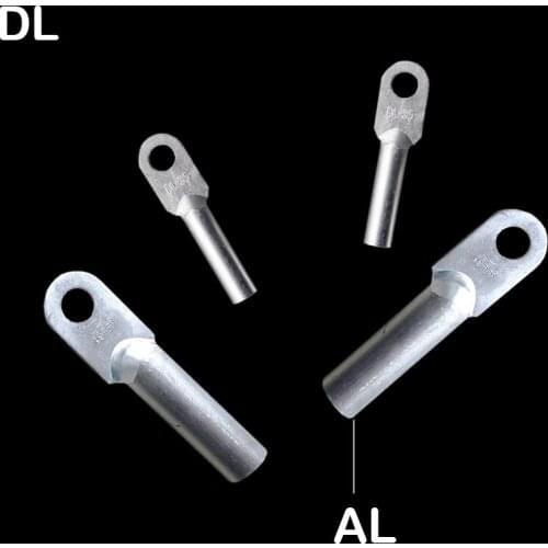 DL-150 DL-185 DL-240 No Insulation Aluminum Oil-Plugging Power Cable Wire Screw Hole Lug Connecting Connector Crimp Terminal