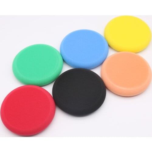 Customized LOGO High Quality Car UFO Waxing Sponge Round Crimping Sponge Cleaning Waxing Beauty Polishing Sponge Pad