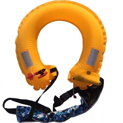 Inflatable lifebuoy portable belt-type lifejacket adult automatic manual inflatable lifebuoy water safety belt