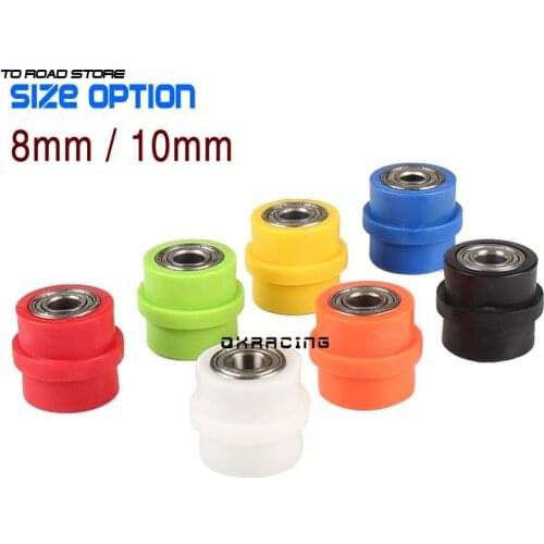 Chain 8mm Pulley Roller Slider Tensioner Wheel Guide ForFor Chinese 50 70 90 110 125 140 150 160 cc Dirt Bike Pit Bike