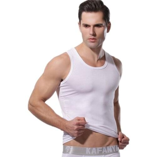 New 2021 Men Tight Tank Top Mens Gym Fitness Vest Mens Muscle Sports Leisure Jogging Exercise Sports Sleeveless Shirt Top