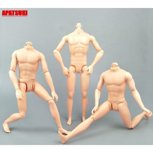 26cm Moveable Jointed Doll Body For Ken Boy Doll 1/6 Male MAN Naked Body Prince Ken Nude Doll Accessories Kid DIY Learning Toys
