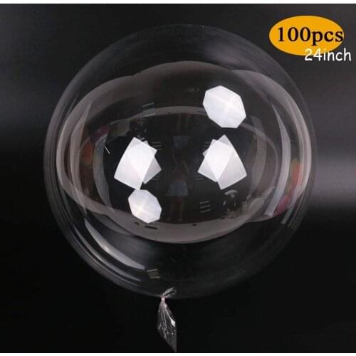 100pcs 10inch 12inch,18inch,20inch,24inch,36inch Clear Bubble Balloon Led Balloons For wedding Decorations birthday party