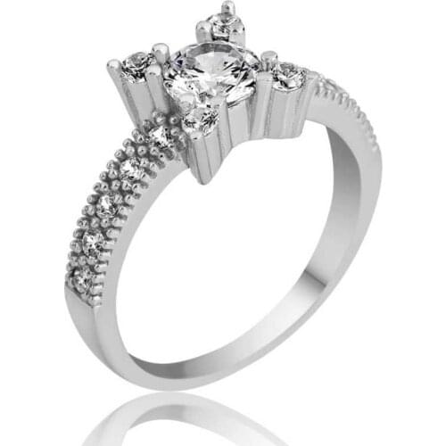 Tevuli 925 Sterling Silver Solitaire Womens Ring