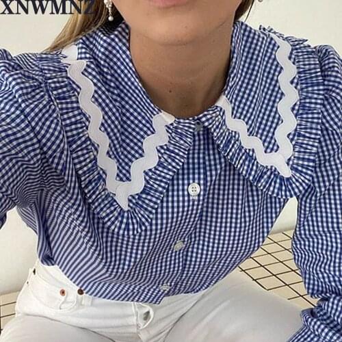 XNWMNZ Women's Blue Shirts