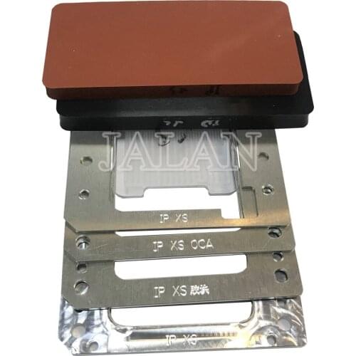 YMJ for iphone XS unbent flex laminating mold Lcd positioning oca vacuum laminating for mobile phone repair screen renovation