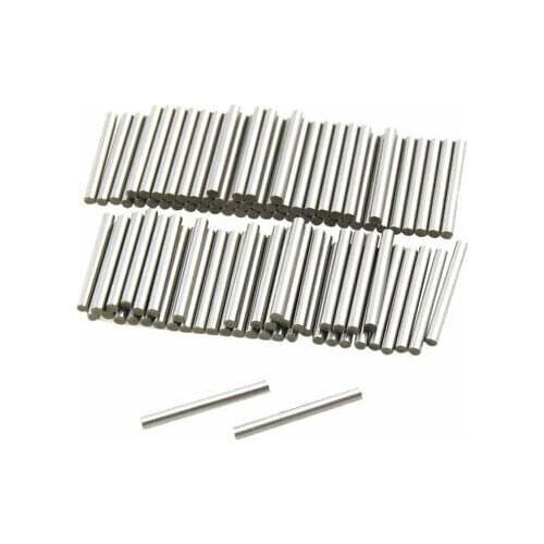 Stainless Steel 1.55mm x 15.8mm Cylinder Dowel Pins Fasten Elements 100 Pcs