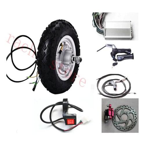 10inch 350W 36V brushless non-gear front hub motor electric scooter motor kit ,without front tire