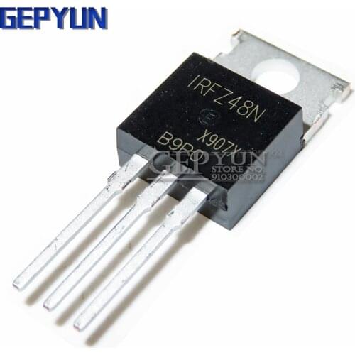 10PCS IRFZ48N IRFZ48NPBF TO220 TO-220 IRFZ48 Gepyun